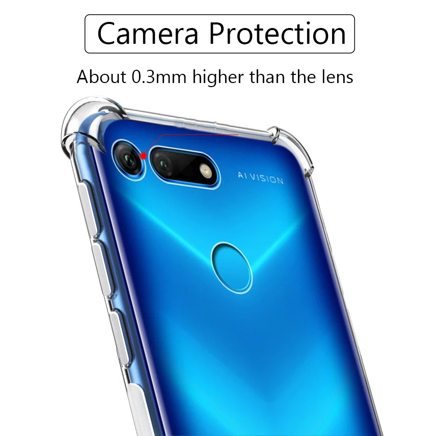 Чехол Lainergie для Huawei Honor View 20 суперзащитная мягкая прозрачная задняя крышка чехлы