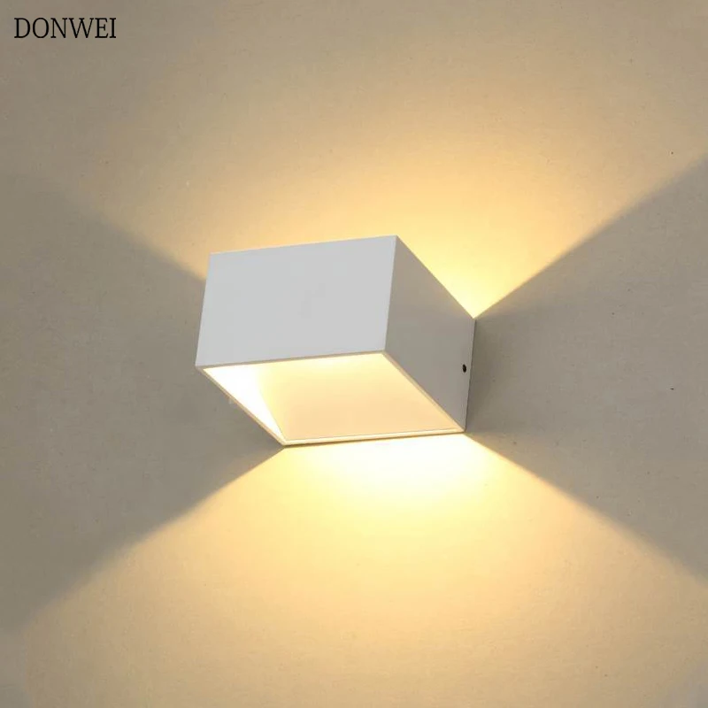 Современный 7 Вт светодиодный настенный светильник для помещений лестниц