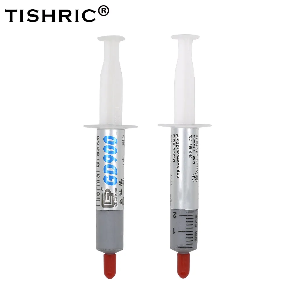 TISHRIC 10 шт. 7 г GD900 термопаста Для ЦП термальная смазка кулер для графического