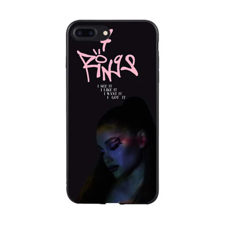 7 колец Thank U seguinte Ariana grande macio cores doces caso de telefone para Для iPhone 11 11PROMAX 6s 7 8 plus x XS XR XSMAX