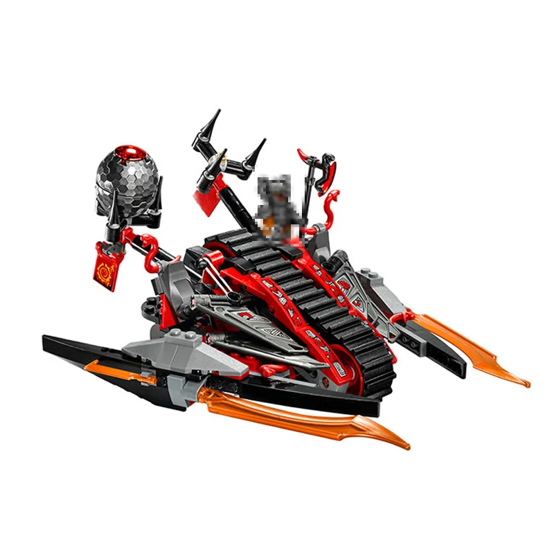 Совместимость с ninjago 70624 модели строительные игрушки 10580 331 шт. ниндзя Vermillion Invader