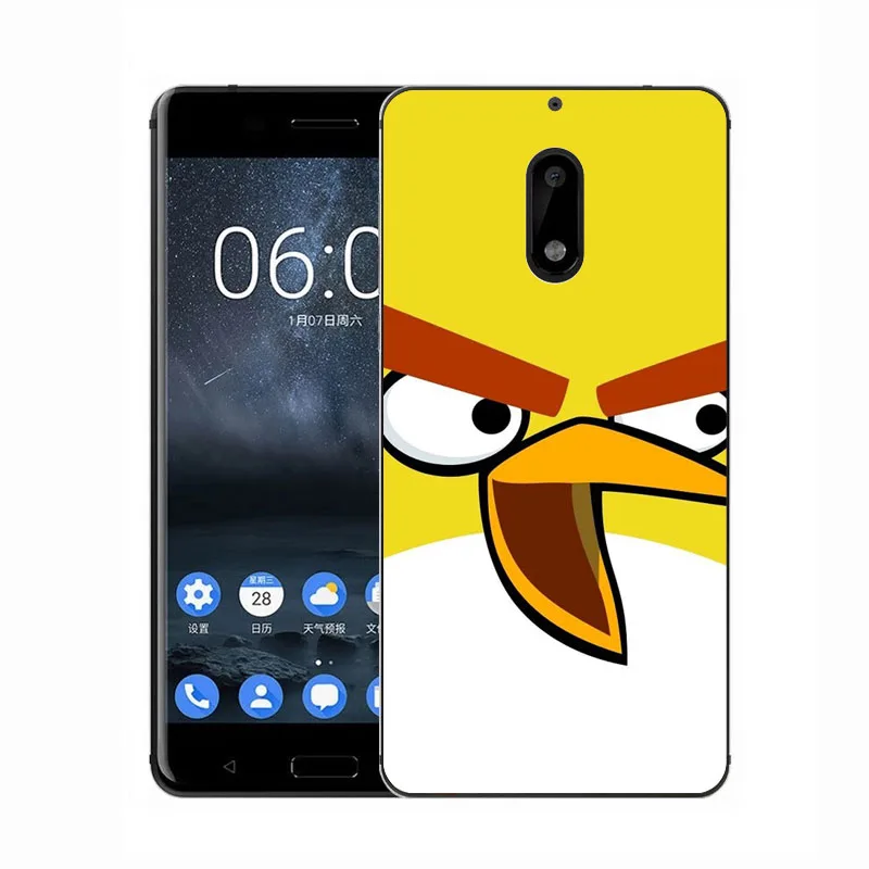 Чехол для Nokia 6 силиконовый популярный Мягкий ТПУ чехол 3 5 плотный телефона |