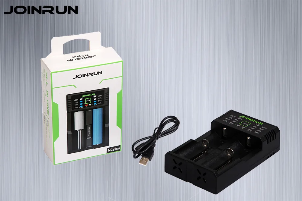 Оригинальное зарядное устройство Joninrun N2 Plus 18650 Li-Ion 18650 14500 16340 26650 Ni-MH Ni-Cd AAA AA перезаряжаемое зарядное устройство