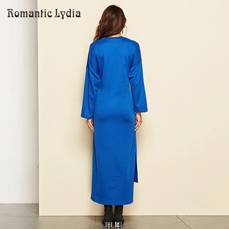 2018 осенне зимнее платье с длинным рукавом Vestidos накидка большого размера плотные