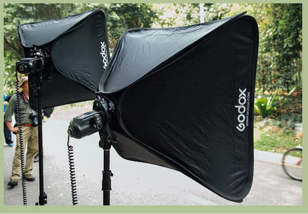 Godox Flash софтбокс комплект 40x40 см 1"* 15", 60x60 см 2"* 24", 80x80 см 3"* 31"+ S Тип Кронштейн для студии Bowen держатель
