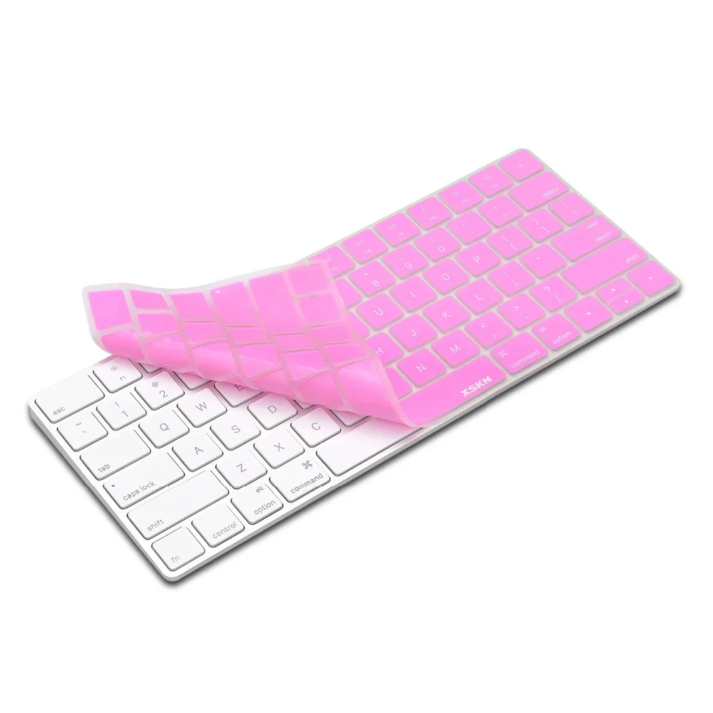 Защитный чехол для клавиатуры Защитная пленка XSKN Pink Apple Wireless Magic Keyboard