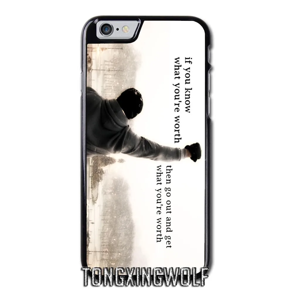 Рокки Бальбоа чехол для iPhone 4 4S 5 5C 5S SE 6 6S 7 8 Plus x Xiaomi Redmi Note oneplus 3 4x3 S |