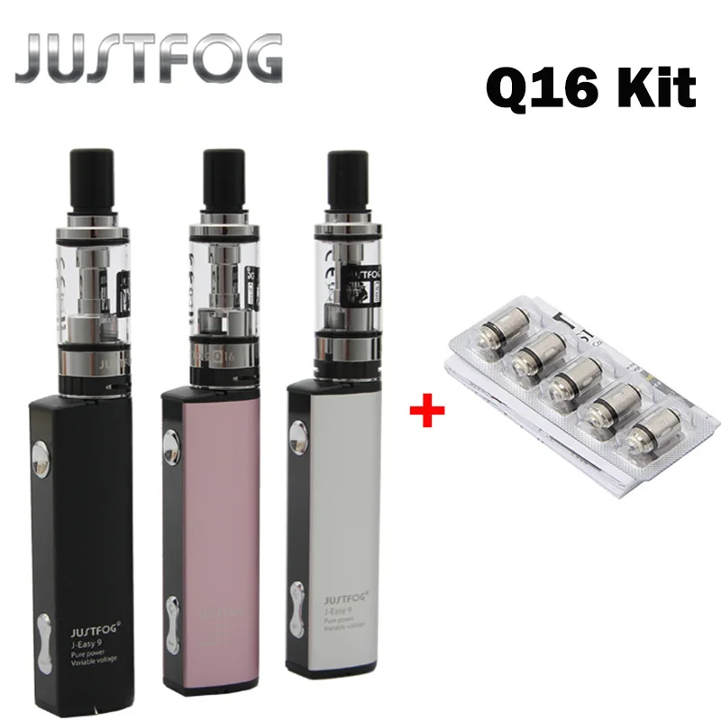 Стартовый комплект Justfog Q16 литий-ионный аккумулятор 900 мАч переменное напряжение