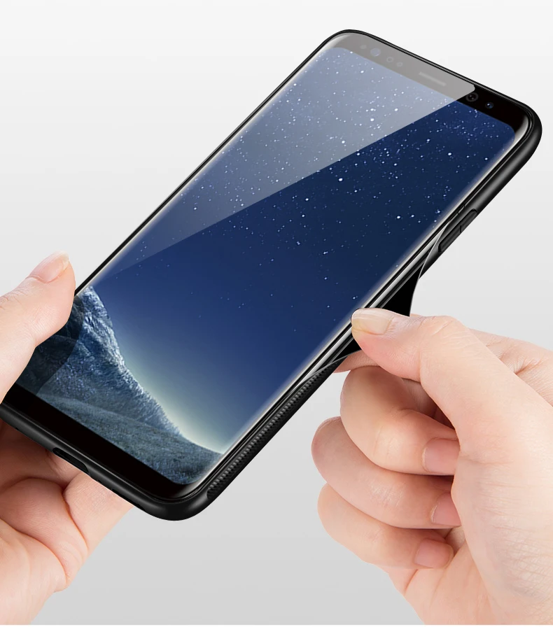 Самый популярный стеклянный чехол-накладка с защитой от царапин для Samsung Galaxy S8