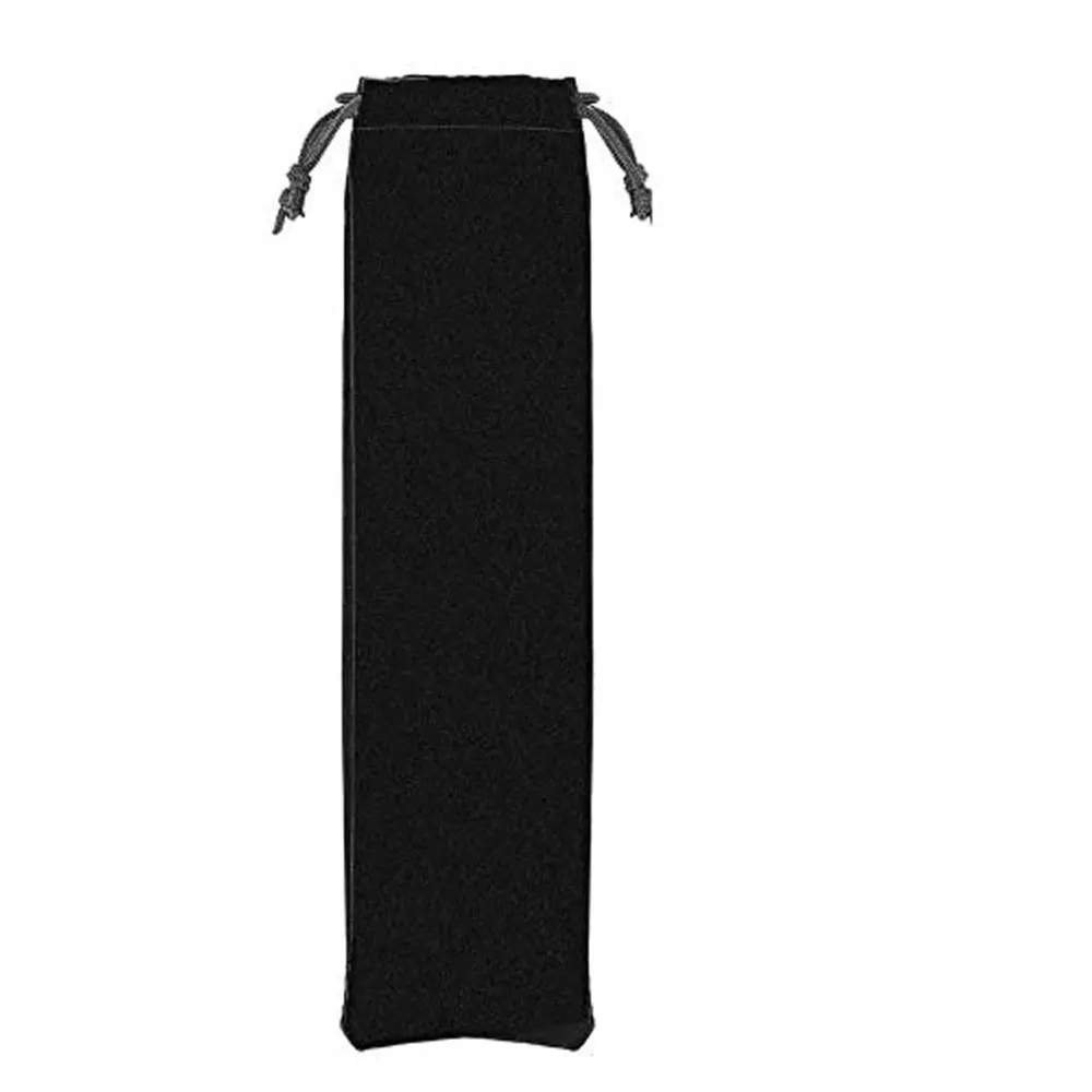 

Stainless Steel straw bag silicone straw bag bamboo knives fork spoon chopsticks cleaning brush travel bag wholesale