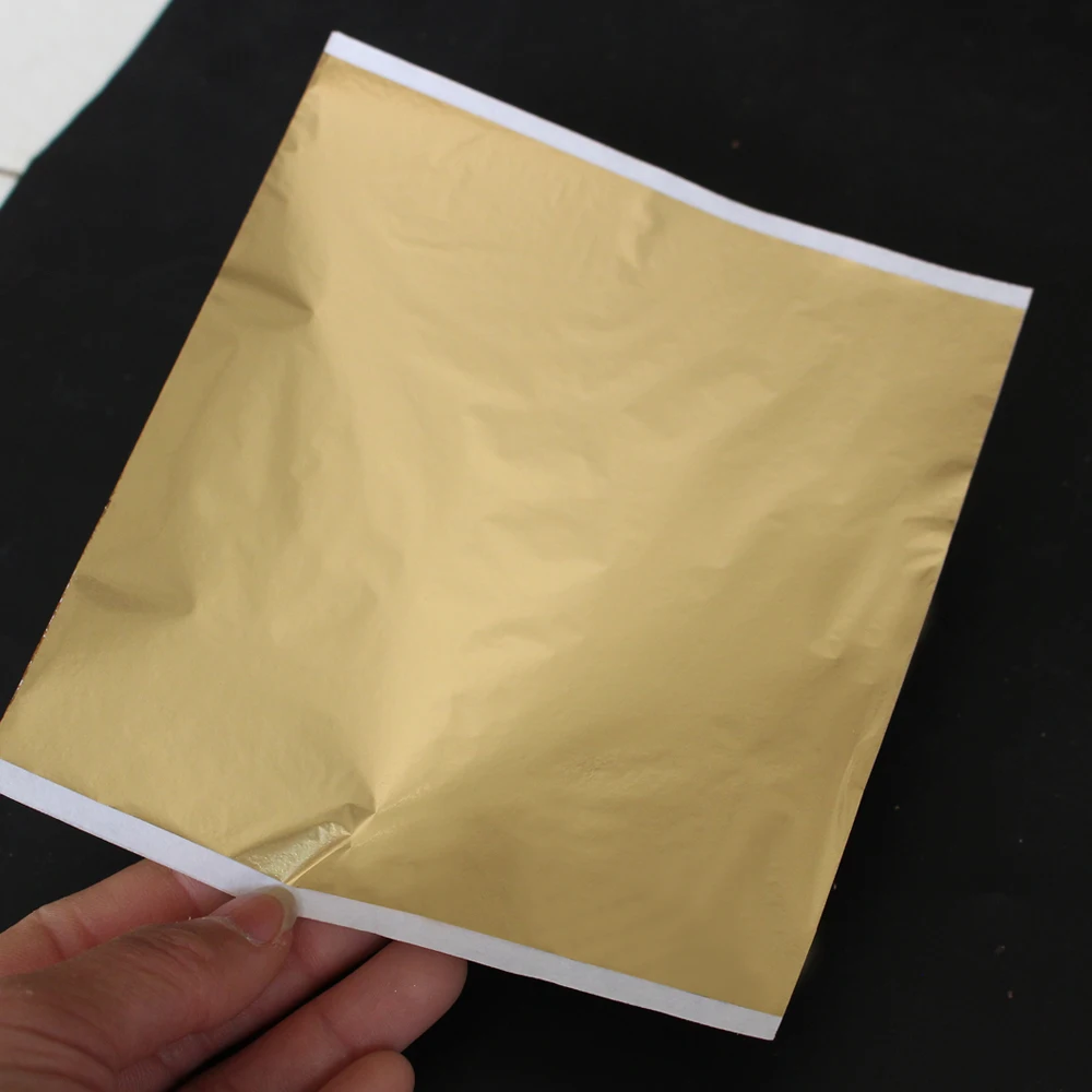 500 шт Тайвань захватывающий античный медный лист блестящий имитация золотого