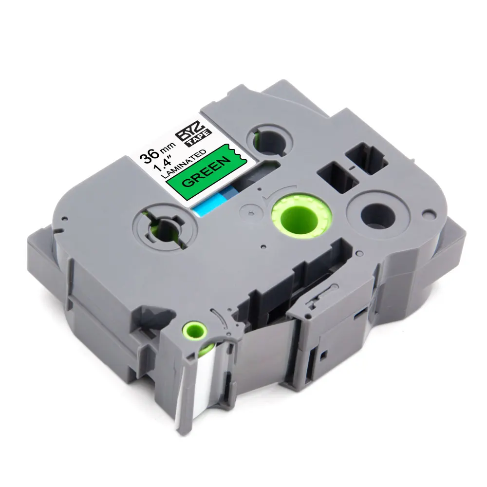 Absoonic 36 мм TZe 761 TZe761 TZ TZ761 черный на зеленый заправка Лента совместима для Brother Ptouch PT