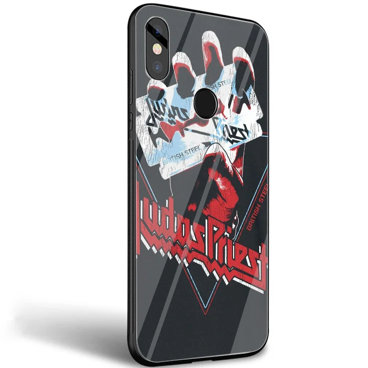Desxz Judas Sacerdote Tempered Glass Case For Xiaomi MI 8 9 Lite A1 A2 Redmi Note 5 6 7 Pro 6A 4X Pocophone F1 Cover | Мобильные