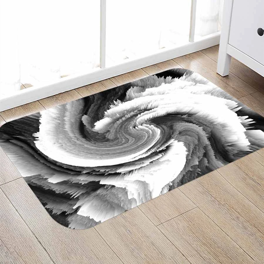 Креативный простой Вихревой коврик для ванной водопоглощающий нескользящий