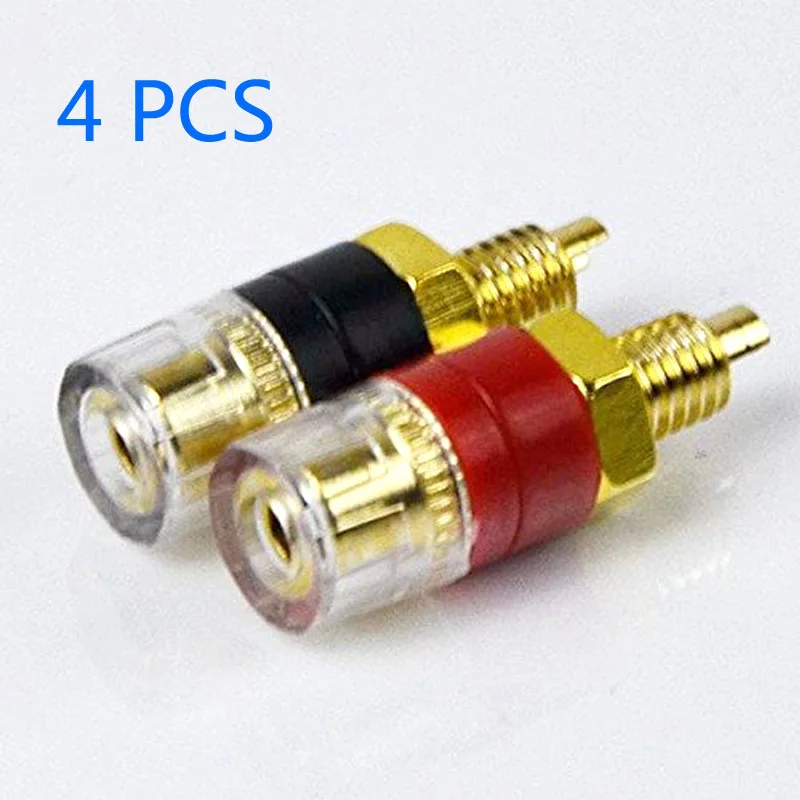 4 ШТ. Протяженностью 31 мм Аудио Усилитель Спикер Терминал Binding Post позолоченные