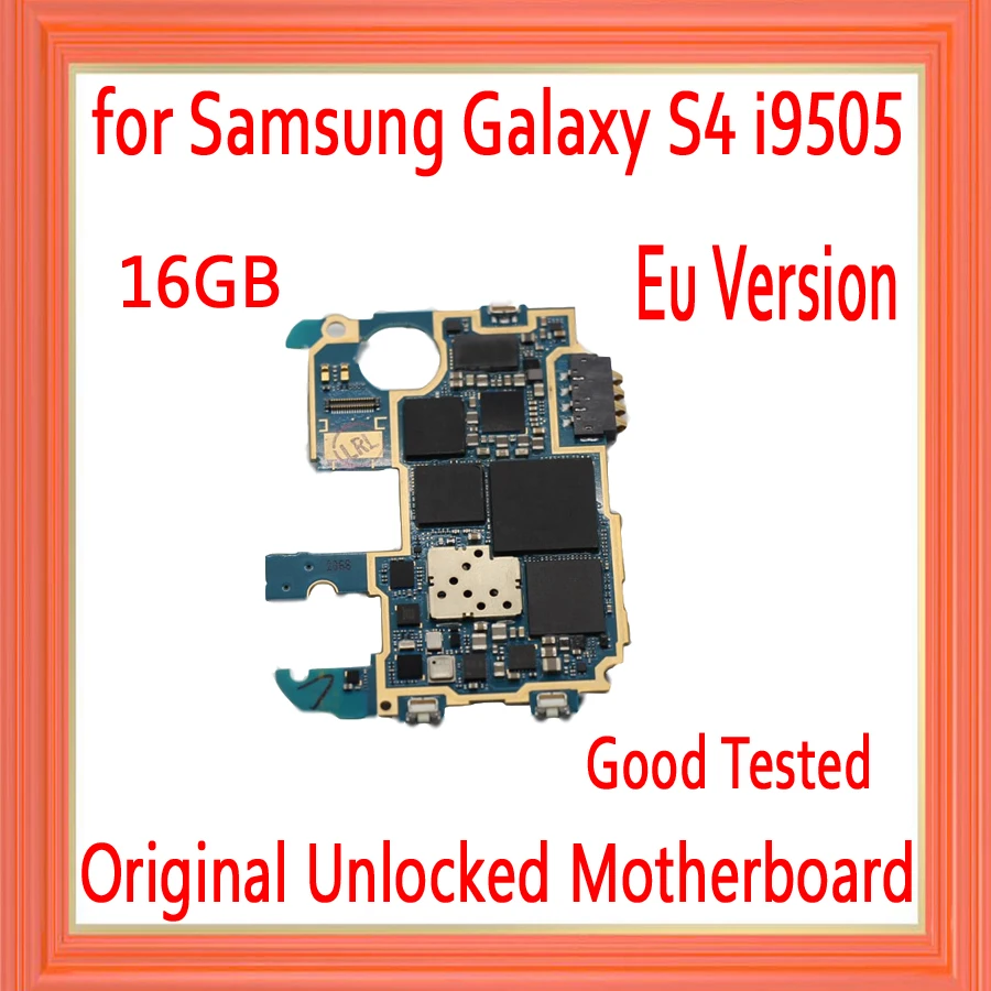 Европейская версия для Samsung Galaxy S4 i9505 материнская плата с полными чипами 16 ГБ