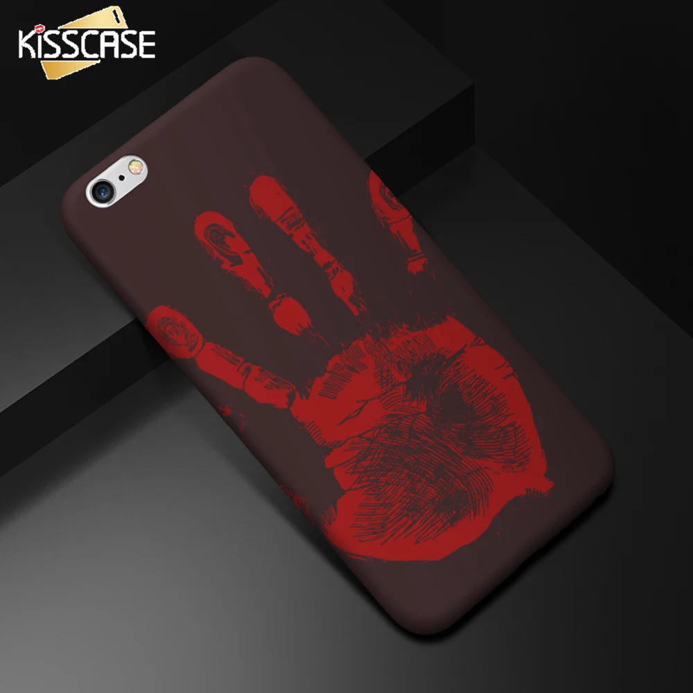 Для iPhone 6 Чехол kisscase новые Термальность индукции силиконовый Вернуться ТПУ