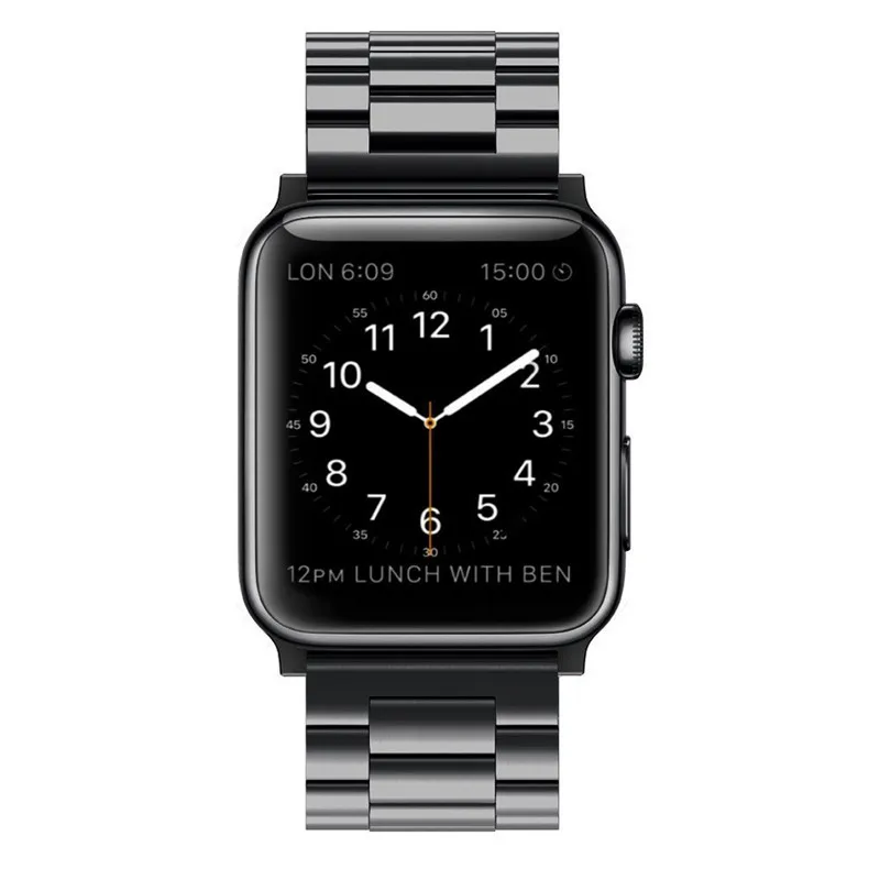 Ремешок из нержавеющей стали для Apple Watch 40 мм/44 мм серии 2/3/4/5 сменная классическая