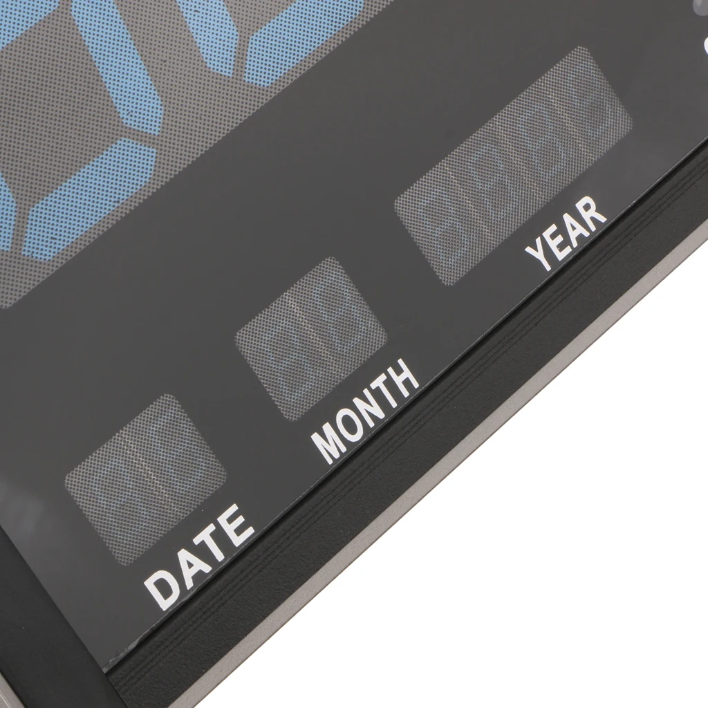 Digital LED Calendar Clock Large Jumbo Display Desk Wall Clock With Thermometer Temperature Display US Plug