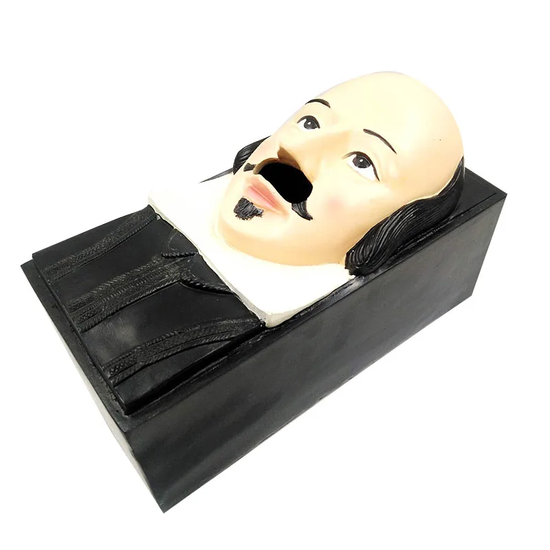 1 шт. Пасхальный остров голова Sir Tissue Box Пасхальный каменный остров статуя Голова рыцаря Tiki крышка креативный домашний офис держатель ткани