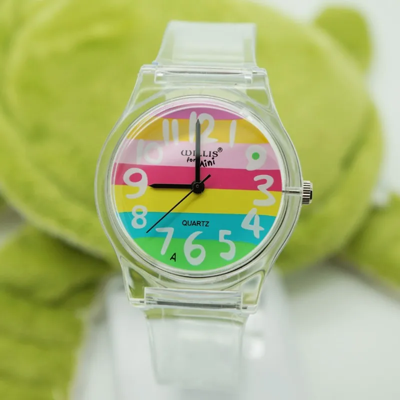 Willis Брендовые Часы для женщин водонепроницаемые кварцевые часы из смолы Модные