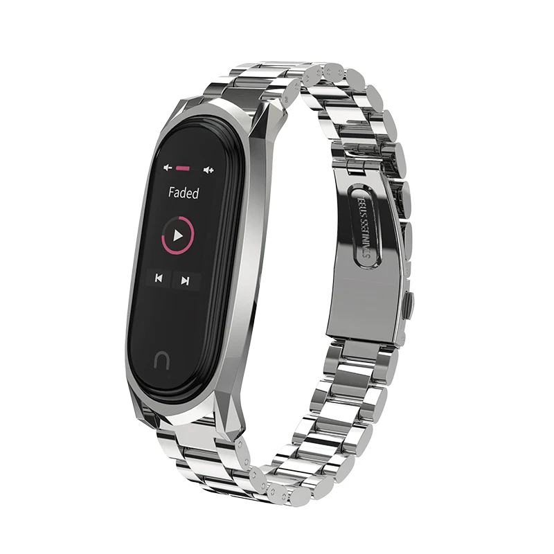 Ремешок mi jobs mi Band 3 4 для Xiaomi mi Band 3, браслет, умные часы mi band 4, браслет на запястье mi band 4, ремешок на запястье из нержавеющей стали