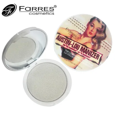 Farres читая Порошок Shimmer Blush бронзатор Маркер палитра отбеливатель лицо Выделите