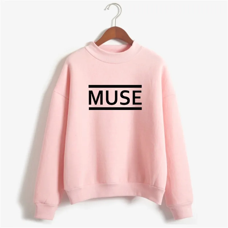 2017 зимние толстые Moletom каваи Толстовка Harajuku Для женщин MUSE письма печатаются