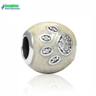 Plata de ley новые циркониевые бусины Подвески DIY ожерелье браслет для женщин мужчин Шарм ювелирные изделия из бисера ENM236