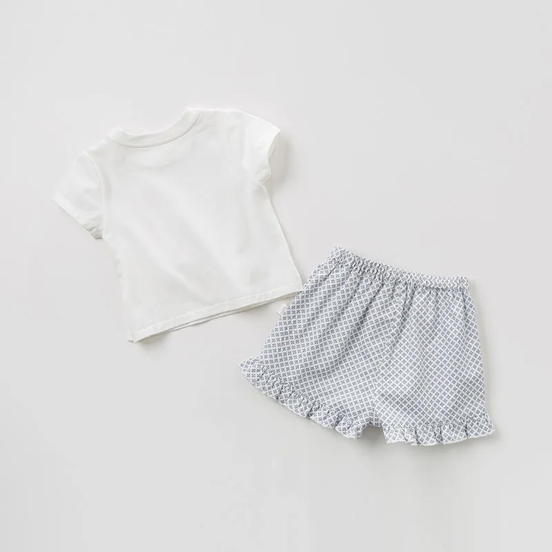 Комплекты модной летней одежды для маленьких девочек DB10496 dave bella милые комплекты