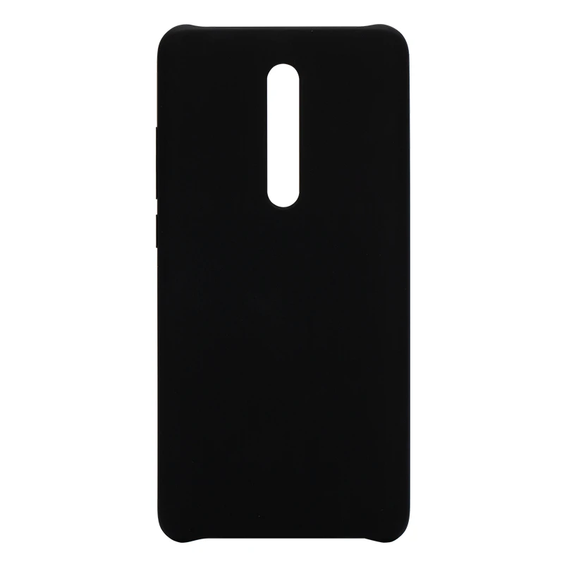 Black Настоящая жидкая кожа Xiaomi Redmi K20 Pro Чехол Силиконовый официальный K20 противоударный тонкий защитный чехол - Цвет: Black