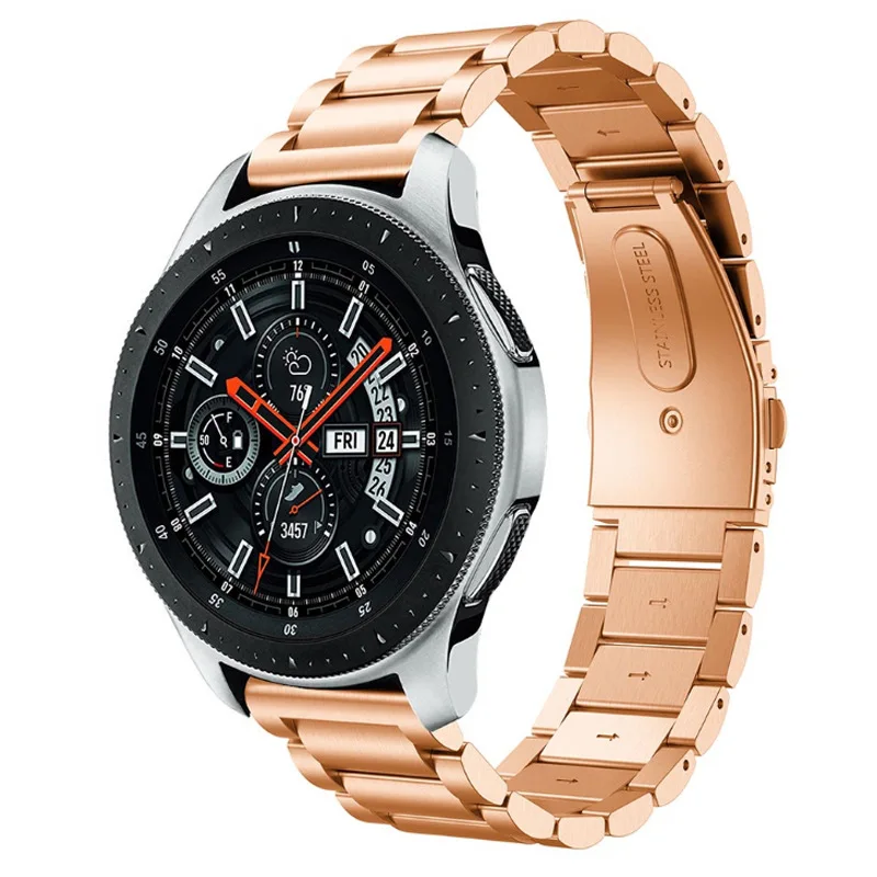 Нержавеющая сталь ремешок для наручных часов samsung GearS2/S3 Frontier Браслет Ремни 20/22 мм Galaxy Watch42/46 мм huawei 2 Quick release группа