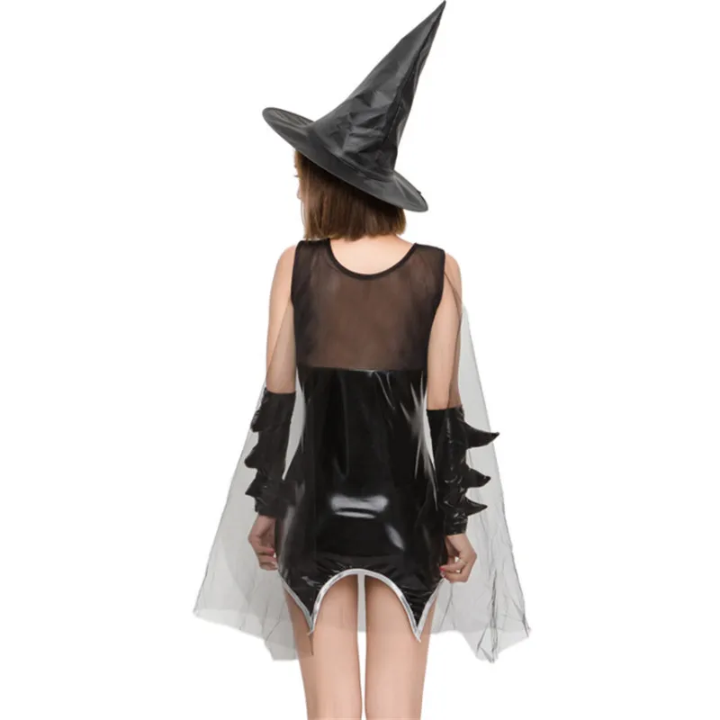 Высокого качества взрослые сексуальные готический костюмы ведьм Хэллоуин