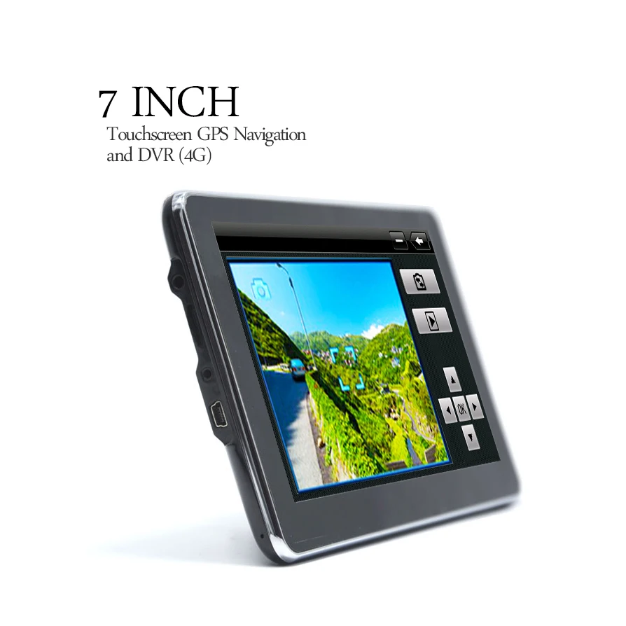 7 дюймовый автомобильный gps навигационная система DVR Регистраторы 128 Mb 8 Gb грузовик