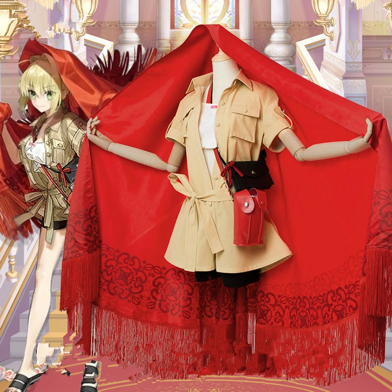 FGO Fate/Grand Order Game Cosplay Nero 3-я годовщина косплей костюм униформы костюмы Вечерние