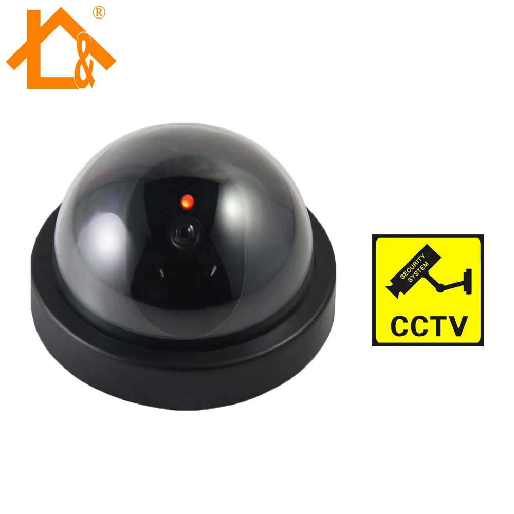 Вспышка мигает поддельная камера LED пустышка безопасности купольная