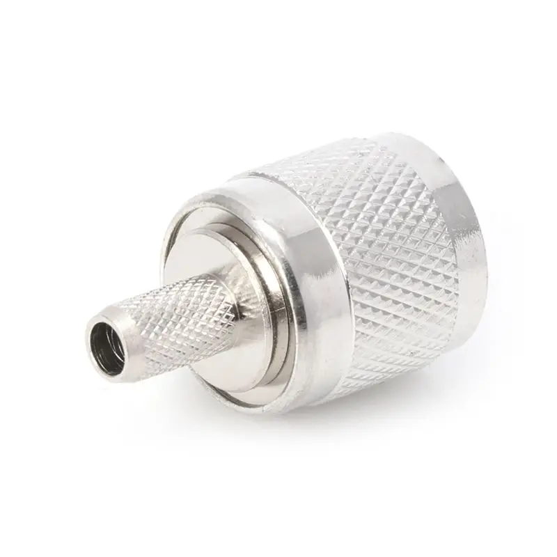 New TNC Male Plug RF Coax Connector Crimp Nickelplated For Cable RG58 RG142 RG400 LMR195 | Обустройство дома