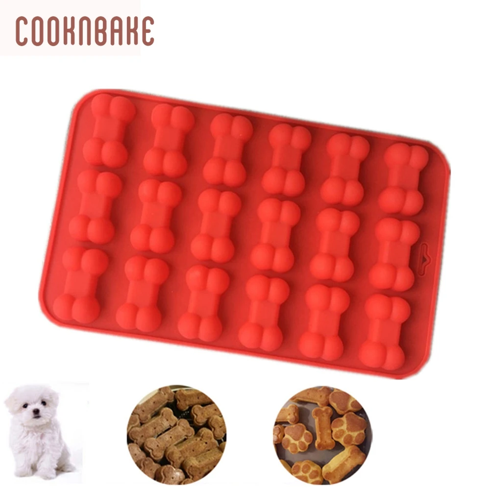 COOKNBAKE силиконовые формы для бисквитного печенья шоколадные конфеты клейкий помадка форма собака кости торт печенье выпечки инструмент украшения торта