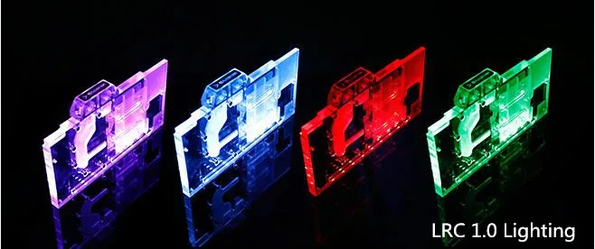 LRC 1.0 Barrow Dataland DEVIL RX580 GPU водоблок Аврора грейфис карта полное покрытие BS-DARX580-PA - Цвет лезвия: LRC 1.0
