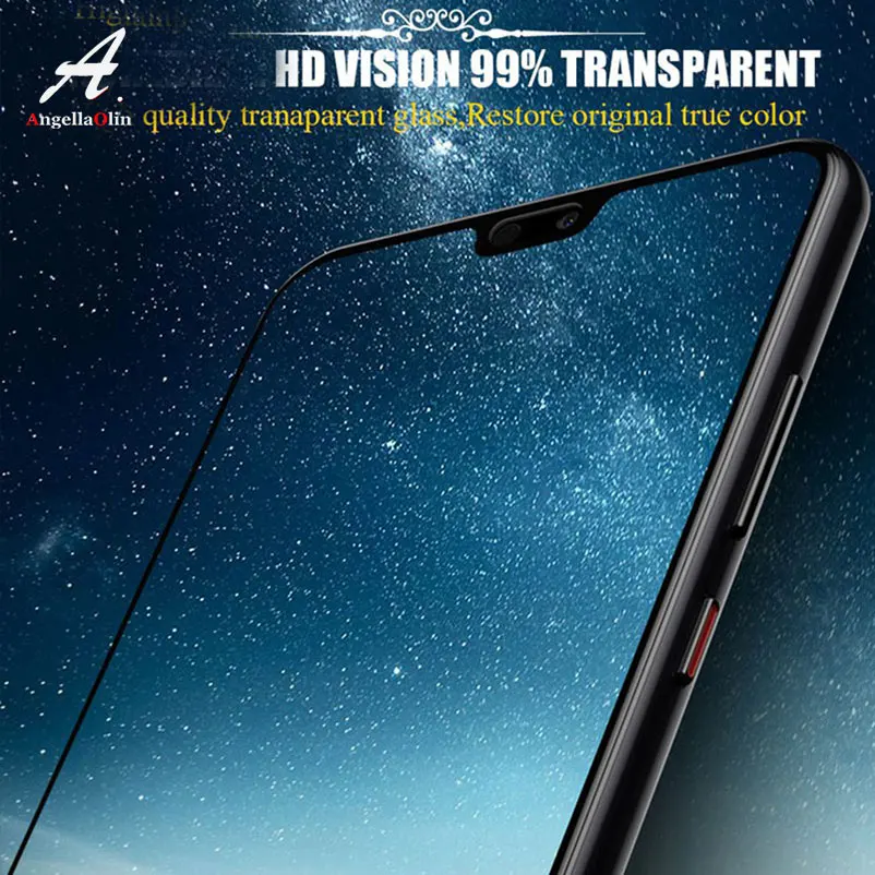 Закаленное стекло с полным покрытием для Huawei P30 Pro Nova 4 p smart 2019 Y7 honor view 20 V20 Защитная