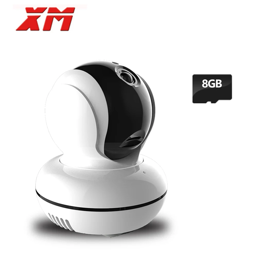 XM 960 P 1.3MP + 8 Гб sd-карта HD Беспроводная ip-камера видеокамера с Wi-Fi ИК-подсветкой