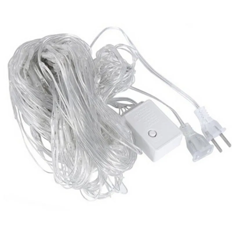 AC110 220V 2*3 м Светодиодная рыболовная сетка сетчатая гирлянда потолочные