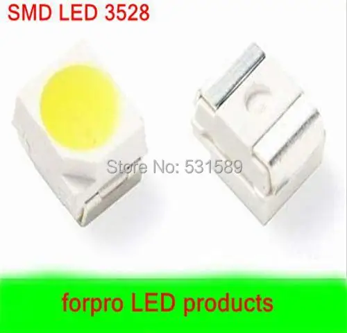 100 шт. SMD LED 3528 0 06 Вт 7 8 лм холодный белый/теплый