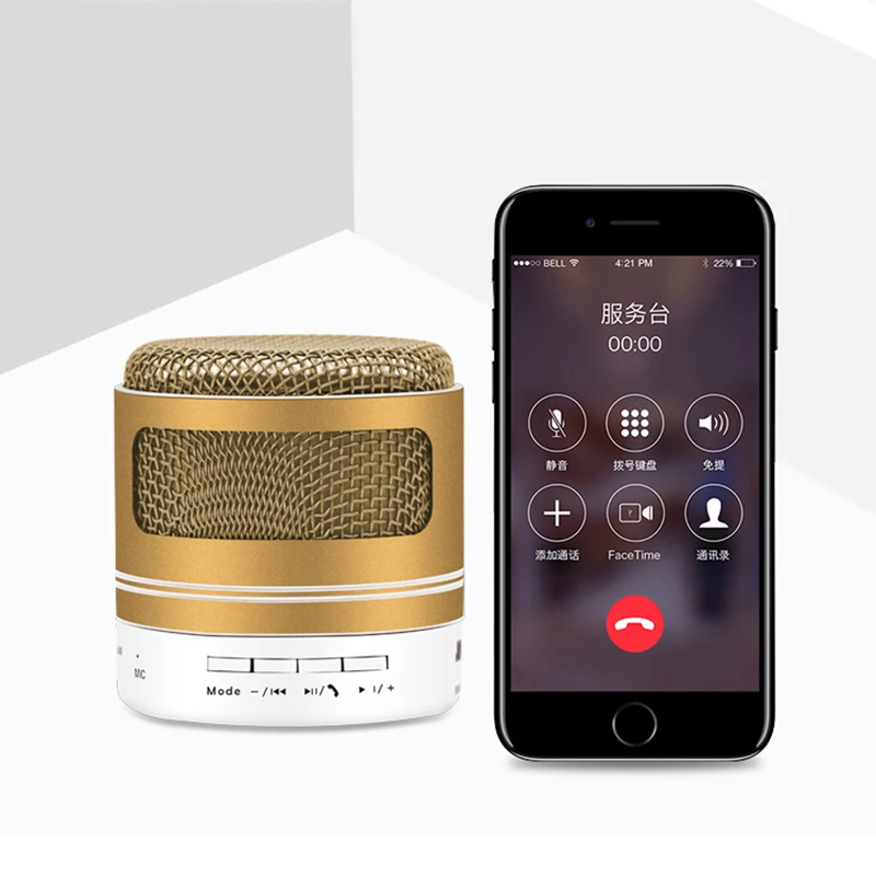 Высококлассный Железный Bluetooth динамик HIFI светодио дный цветной светодиодный