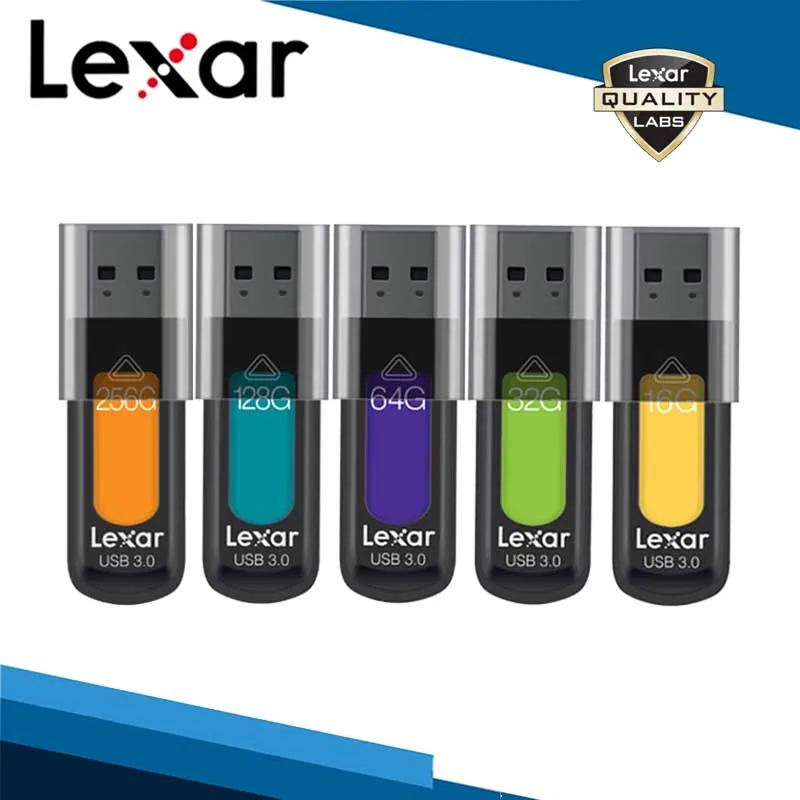 Lexar JumpDrive S57 флеш накопитель USB 3 0 256 ГБ 128 64 32 16 ГБ|USB флэш-накопители| |