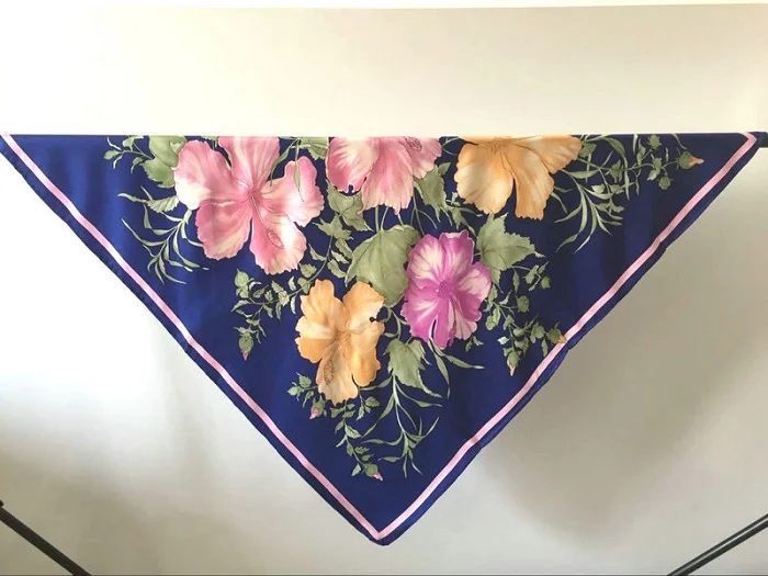 Акция Модные женские 100% шарф из шелковой саржи большой квадратный 14 момме