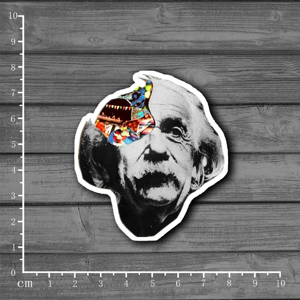 Einstein Brain канцелярские товары граффити чемодан детские игрушки Наклейка Декор Для Ablum Скрапбукинг Ноутбук наклейка [Один]