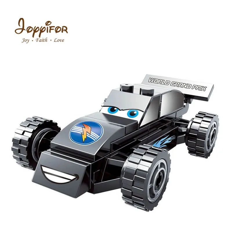 Строительные блоки joyifor 6 шт./компл. для автомобилей Lightning Doctors Mater Smokey гоночный
