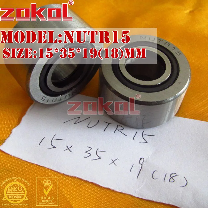 

ZOKOL NUTR15 bearingRoller Cam Follower Bearing 15x35x19mm