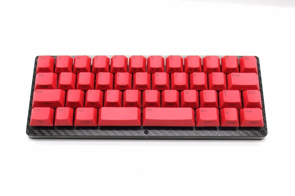 YMDK 40% заказной толстый профиль PBT Cherry OEM набор ключей для AMJ40 милая механическая
